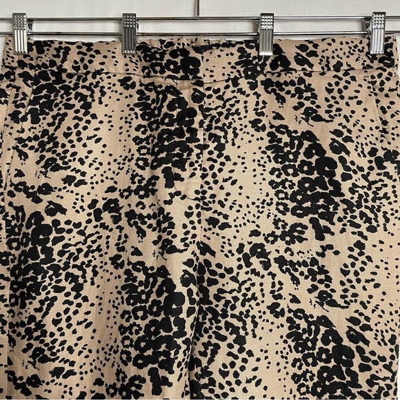 J. Crew Animal Print Wide-Leg Trousers - Picture 4 of 16